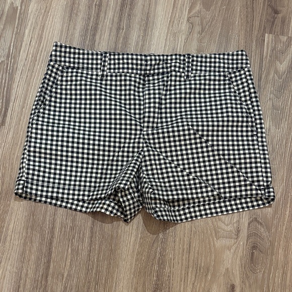 GAP Pants - Gap Black and White Checkered Women's‎ Shorts